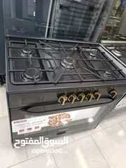  9 عرض نااار على فرن فريش همر سلفر او  اسود 90 سم فل سيفتي كامل