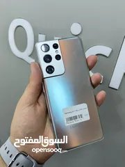 4 SAMSUNG S21 ULTRA ( 256GB ) / RAM 12 USED /// سامسونج اس 21 الترا ذاكرة 256 الرام 12 مستعمل وكاله
