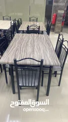  5 Dining Table Marble and Wood