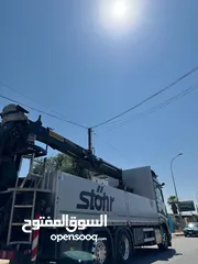  5 سيارة شحن مرسيدس  2020 mb5 قياس 2545 مع ونش طوب نوع palfinggr مع صندوق جناب المنيوم