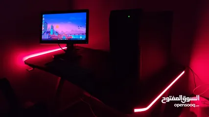  1 Full system Selling  CORE I7  With RGB Gaming Desk