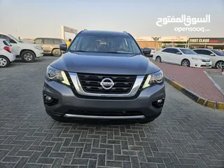  1 Nissan pathfinder model 2019 Gcc full option good condition very nice car everything perfect