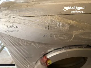  2 بيع: غسالة Midea Inverter بسعة 7 كيلو – بحالة ممتازة