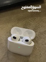  3 سماعة Airpods 3 كوبي ماستر طبق الاصل استعمال شهر مع علبتها