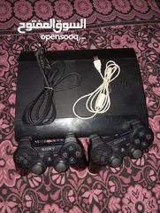  1 بلاي ستيشن 3 سوبر سليم مهكره فل العاب مع ايتين والأسلاك جهاز مستعمل شبه جديد متوفر خدمة توصيل