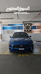  31 Mustang Black Interior, Blue Metalic Body, 2020 - 64 KM convertible