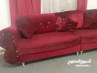  3 طقم كنب كورنر + طاولة سامبا + عرباية أطفال + بيرو تواليت