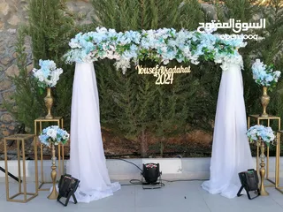 10 كوشات فاخرة للإيجار للأعراس والخطوبة (عمان)
