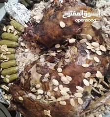  2 خروف مشوي او محشي او محشي ورق عنب دوالي