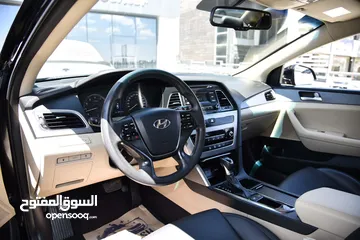  21 عرض لمدة اسبوع هونداي سوناتا بنزين بحالة الوكالة Hyundai Sonata 2018