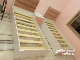  22 تخوت مفرد شباب قياس 190×90 كفاله 5سنوات سنوات خشب لامنيت 18م بدون فرشه