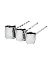  2 Kurkmaz Turkish 3 Piece Tombic Beverage Pots Made By Stainless steel
