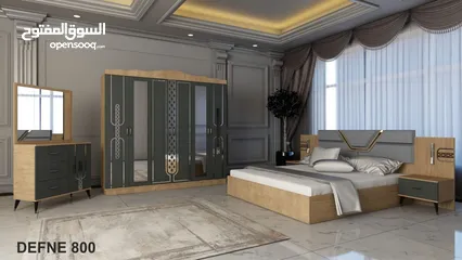  7 غرف نوم تركي وصلت حديثا شامل التركيب والدوشق مجاني