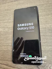  3 للبيع موبايل سامسونغ  - Samsung s10 - شاشه مكسورة ، بحالة جيدة