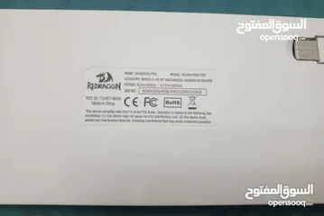  1 كيبورد red ragon k530pro mini 2.4ghz wired and wireless