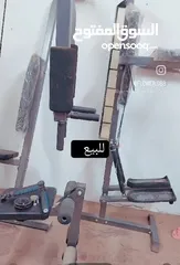  1 اجهزه رياضيه 3 في واحد  بحاله جيده تناسب الاعمار فوق 20 سنه  كلها بجهاز واحد