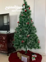  5 شجرة كريسماس 210 سم كثيفة فاخرة 210cm snowy christmas artificial tree