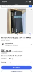  3 Siemens Power Supply 6EP1 437-3BA00