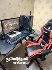  3 ست اب كامل جهاز بي سي جيمنج مع كرسي و طاوله
