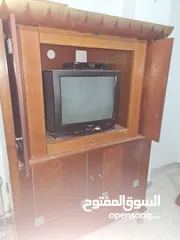  2 مكتبه تلفزيون و دولاب 2 في 1