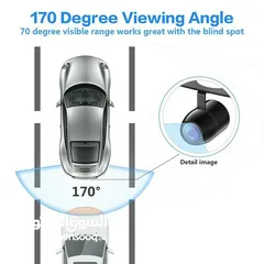  6 HD 170° Car Reverse Parking Camera Rear - كاميرا ريفيرس HD CCD