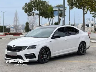  1 سكودا بنزين VRS..اتماتيك .فل عدا فتحه.فحص نخب .245حصان .رام لله او الخليل .موديل 2019