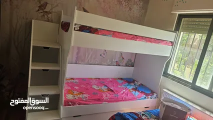  2 تخت طابقين  للبيع استعمال خفيف