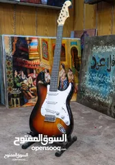  2 جيتار كهربائي مع العدة وسنتك