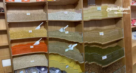  6 ديكور أثاث محل تاجر مكسرات نابلس