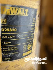  1 DEWALT تكسير صناعة تشيكي 1150 وات وارد الخليج بحالة ممتازة