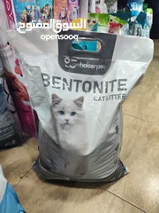 1 رمل قطط كربون بنتونايت