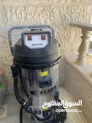  4 مكنسة كهربائية elsea لغسيل السياراتمستعمل بحالة الجديد استعمال قليل + مكنسة غسيل بلاط وسجاد كامل