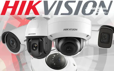  4 كاميرات مراقبة 5 ميجا داخلي وخارجي نوع هيك فيجن خدمة التوصيل متوفرة Hikvision Camera 5M