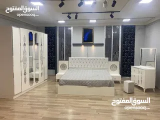  2 اوووفر غرف نوم تركي روعه 6 قطع مع دوشق طبي وتركيب