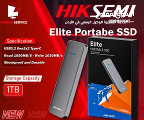 1 هارديسك خارجي سرعة عالية من هيكسيمي Hiksemi Elite Portable SSD 1TB  USB3.2  Gen2X2 Type-C
