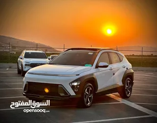  1 هونداي كونا  هايبرد (بنزين+كهرباء )  الشكل الجديد  فل الفل مميز بدون فتحة 2023/