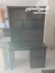  2 مكتب شباب عدد 2 مع ارف مستعمل للبيع