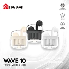  1 سماعات فانتيك اصلي بلوتوث Fantech TWS Bluetooth Wireless Wave 10 TW10 Built-in Microphone