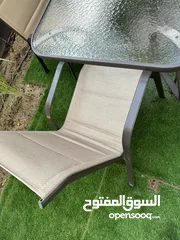  2 Outdoor furniture Table and 6 Chairs