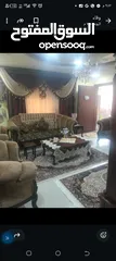  6 شقة طابق ارضي درج طلوع اول فني مساحة 163متر مربع مع مساحة خارجية واسعة مساحة 70 متر مربع تشطيب سوبر