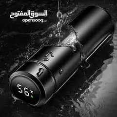  4 مج حراري ديجيتال حافظه قهوه حراريه مع شاشه تظهر درجه الحراره