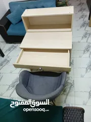  2 مكتب بحال الوكاله مع كرسي