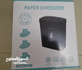  1 ماكينات تمزيق الورق ومستلزماتها
