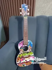  5 4 strings new body  custom body  ukulele(  آلة  (مش جيتار