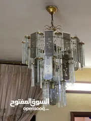 3 ثريات بحاله جيده للبيع عدد 4 بسعر 60