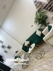  15 صالون سيدات مجهز كامل بجميع مرافقه والمعدات والديكور ممتاز ضمانه شهري