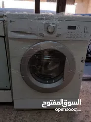  14 غسالات فل اتوماتيك 7ك بوش ألماني وAEGأمريكي وسامسونج وإل جي كوري لون أبيض عالفحص٫موجودات بالبقعة