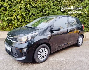  1 ابتداءا من دفعه اولى 1200 تملك كيا بيكانتو مورننج موديل 2020 لون اسود فحص كامل للبيع كاش او اقساط