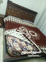  1 غرفه نوم خشن لاتيه بحاجه لصيانه بحاله جيده مع الفرشه
