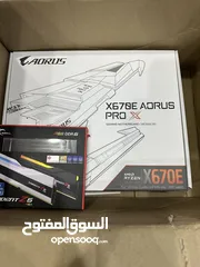  1 X670 Aorus Pro X & Ram 64GB DDR5